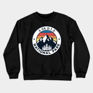 Acadia national park Vintage Crewneck Sweatshirt